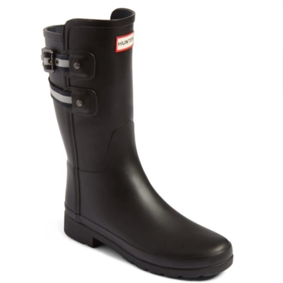 Hunter Shoes - Hunter Rain Boots Matte Black